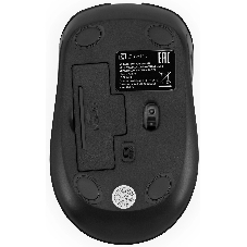 Мышь беспроводная Oklick 509MW черный, 1600 dpi, радиоканал, USB, кнопки - 4