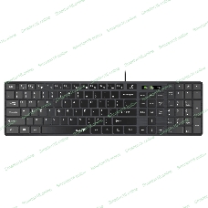 Клавиатура проводная Genius SlimStar 126, USB, черный