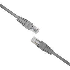 Патч-корд NTSS NTSS-PC-UTP-RJ45-5e-2.0-LSZH-GY NTSS-PC-UTP-RJ45-5E-2.0-LSZH UTP RJ-45 вил.-вилка RJ-45 cat.5e 2м серый LSZH (уп.:1шт) 26AWG