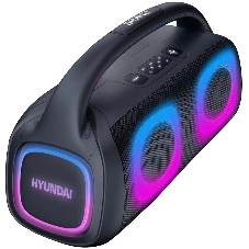 Колонка портативная Hyundai H-PS1027 черный 80W 2.0 BT 10м 3600mAh