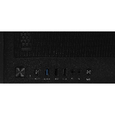 Компьютерный корпус Azza Celesta F черный без БП ATX 5x120мм 5x140мм 2xUSB 2.0 1xUSB 3.0 audio bott PSU