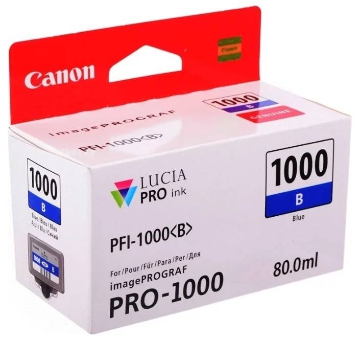 Картридж струйный CANON PFI-1000 B синий