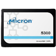 Накопитель SSD Crucial Micron 5300 PRO, 7680Gb, SATA III, R/W 540/520