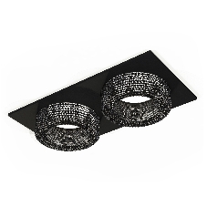 Комплект встраиваемого светильника Ambrella light XC7636021 SBK/BK черный песок/тонированный MR16 GU5.3 (C7636, N7192)