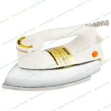 Утюг ЯРОМИР ЯР-003 белый Максимальная мощность 1400 Вт. Подошва из полированного алюминия. Автоматический контроль температуры нагрева. Индикатор нагрева утюга. Терморегулятор. Цвет: белый.