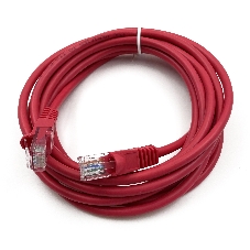 Патч-корд Buro UTP cat.5e 3м красный RJ-45 (m)-RJ-45 (m)