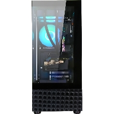 Компьютерный корпус AeroCool/Formula Crystal Z1 черный без БП ATX 2xUSB 2.0 1xUSB 3.0 audio bott PSU