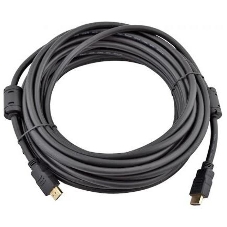 Кабель соединительный аудио-видео HDMI (m)/HDMI (m) 3м. феррит.кольца позолоченные контакты черный (NO NAME)