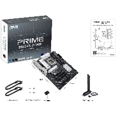 Материнская плата ASUS PRIME B860-PLUS WIFI, LGA1851, Intel B860, 4xDDR5, 4xSATA, 2xM.2, 1xPCIe 5.0 x16, DisplayPort, HDMI, 1x2.5Gb LAN, USB Type-C, 3x3.5 мм, 7.1, ATX