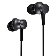 Проводные наушники Xiaomi Mi In-Ear Headphones Basic черный, внутриканальные, Jack 3.5 мм