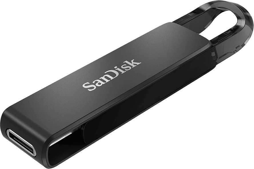 Флешка USB SanDisk CZ460 Ultra (SDCZ460-032G-G46), 32Gb, USB Type-C, R/W 150/30, черный