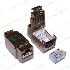 Модуль LANMASTER TWT-OK45STP/6-WH информ. KeystoneRJ45 Cat.6 UTP белый (упак.:1шт)