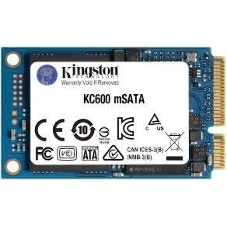 Накопитель SSD Kingston KC600, 256Gb, mSATA, R/W 550/500