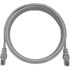 Патч-корд NTSS NTSS-PC-UTP-RJ45-5e-2.0-LSZH-GY NTSS-PC-UTP-RJ45-5E-2.0-LSZH UTP RJ-45 вил.-вилка RJ-45 cat.5e 2м серый LSZH (уп.:1шт) 26AWG
