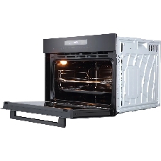 Встраиваемый духовой шкаф Kuppersberg KHT 616 Black компактный, ШхВхГ: 59.5х45.4х56.5 см, 50 л, А+, гидролизная очистка, черный