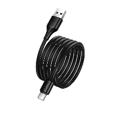 Кабель USB2.0 Hoco AM/Type-C, 3А, X120, 1м, черный, коробка