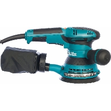 Эксцентриковая шлифовальная машина Makita BO5041 ЭШМ,300Вт,ф125мм,4000-12000об\м,ампл-2.8мм,1.4кг,кор,п\сборник,доп.рукоятка