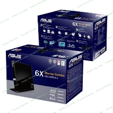 Оптический привод Blu-Ray Asus SBC-06D2X-U/BLK/G/AS черный USB slim внешний RTL