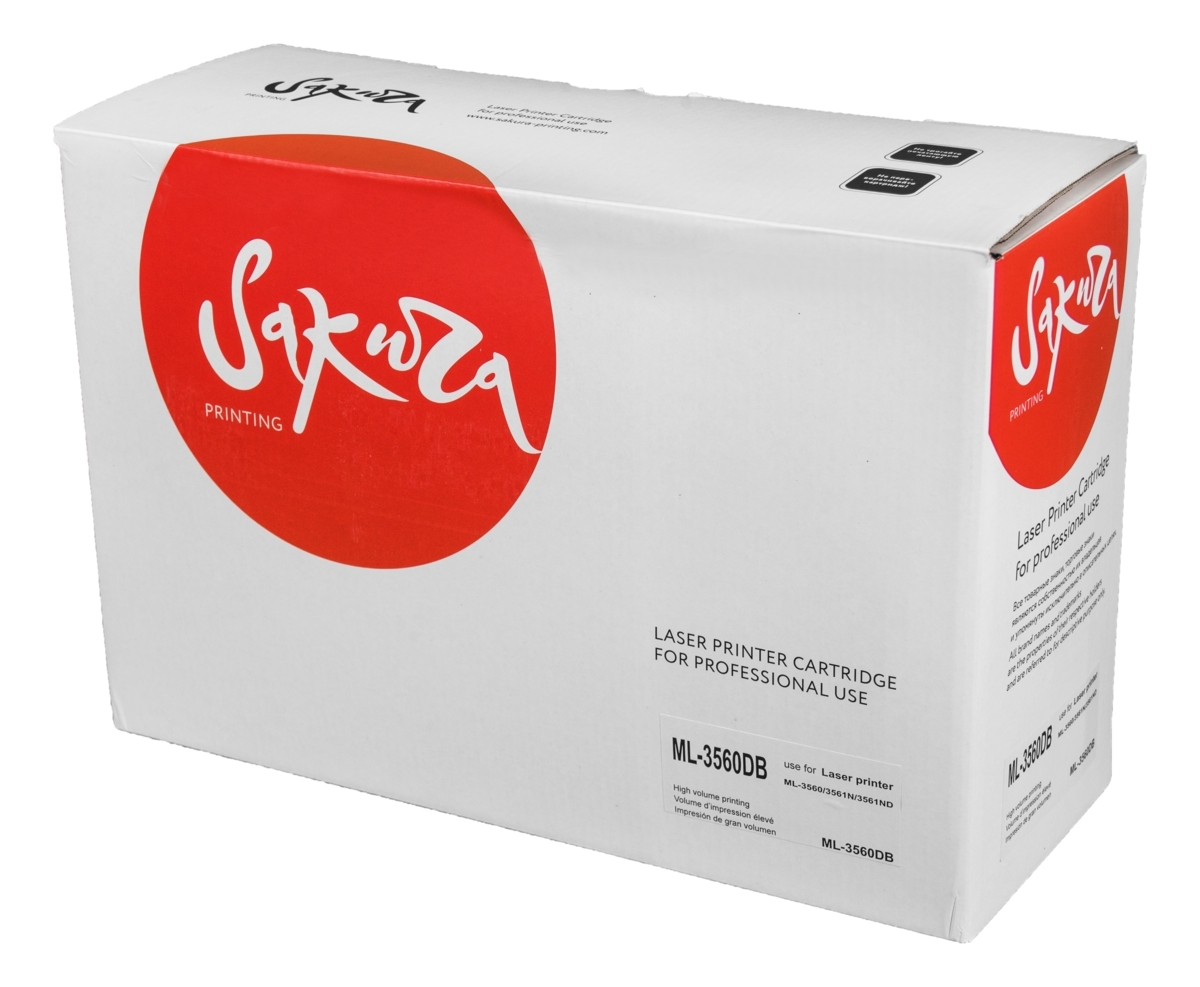 Картридж лазерный Sakura ML3560DB Samsung ML-3560 / 3561N / 3561ND, черный, 12 000 к.