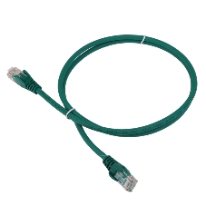 Патч-корд LANMASTER LSZH UTP cat.5e, 5.0 м, зеленый
