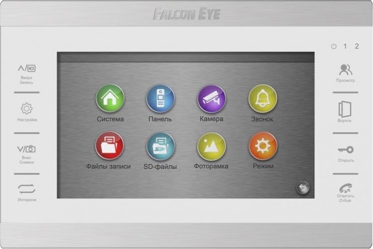 Видеодомофон Falcon Eye FE-70 ATLAS HD белый HD : дисплей 7