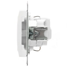 Механизм розетки 1-м СП Glossa 16А с заземл. бел. SchE GSL000143