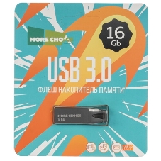 Флешка USB More Choice MF16 white (4610196405136), 16Gb, USB 2.0, R/W 15/6, белый