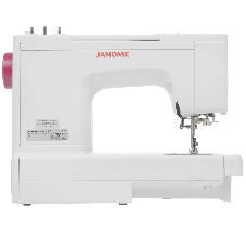 Швейная машина Janome Q-23P белый/рисунок, электромеханическая, вертикальный качающийся, 24 операции, автоматическая петля