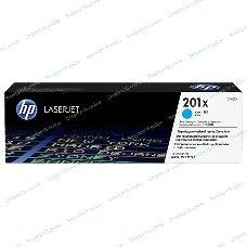 Тонер Картридж HP 201X CF401X голубой для HP CLJ Pro M252/M277 (2300стр.)