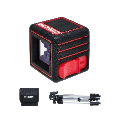 Лазерный уровень ADA Cube 3D Professional Edition  1.5А штатив нейлоновая сумка 65х65х65мм до 20м