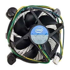 Кулер Intel E97379 серебристый/черный 90мм алюминий 2500rpm 27db 4-pin 73W 58мм