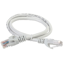Коммутационный шнур (патч-корд), cat.5e UTP, LSZH, 10м, серый ITK