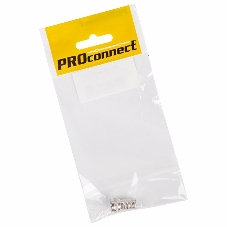 Разъем антенный на кабель PROconnect штекер F для кабеля RG-6, (1шт.) (пакет)