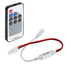Мини диммер радио LED (RF) с пультом Д/У 72 W/144 W, 9 кнопок Мини диммер радио LED (RF) с пультом Д/У 72 W/144 W, 9 кнопок