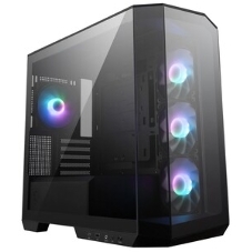 Компьютерный корпус без блока питания Case MSI MAG PANO M100R PZ, Mini-Tower, TG, 4x120мм ARGB, 1xUSB 3.2, 1xUSB 3.2 Type-C, mATX, mITX черный