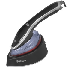 Отпариватель Bort Steam PowerPlus черный/голубой, 1300 Вт, 25 г/мин, 140 мл