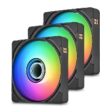 Вентилятор для корпуса Thermaltake CT140 EX Infinity ARGB 140х140x25 черный 4-pin 29.2дБ (упак.:3шт) (CL-F242-PL14SW-A) Ret