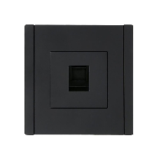 Розетка компьютерная RJ45 кат.6 IEK FORTE&PIANO FP131 черный