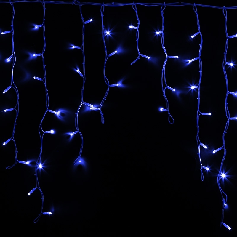 Гирлянда Neon-night Айсикл (бахрома) светодиодный, 5,6 х 0,9 м, белый провод 