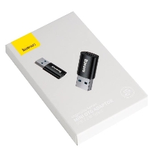 Переходник BASEUS Ingenuity Series Mini OTG, USB-A 3.1- Type-C, черный