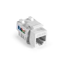Модуль-вставка Keystone Jack RJ-45 ExeGate KJ-8P8C-U-C6-90-110 (Кат.6, неэкранированная, 90 градусов, IDC 110)