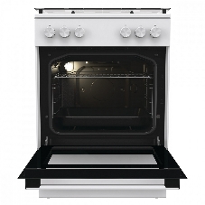 Плита газовая Gorenje GG6A11WF белый, конфорок 4 газовых, духовка 72 л, 60 см x 85 см x 60 см