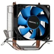 Кулер для процессора DEEPCOOL ICE EDGE MINI FS V2.0 синий, 80 мм, алюминий/медь, 2200 об/мин, 24.7 дБ, 3 pin, 100 Вт, 112 мм