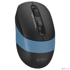 Мышь беспроводная A4Tech Fstyler FB10C черный/синий, 2000 dpi, радиоканал, Bluetooth, USB, кнопки - 4
