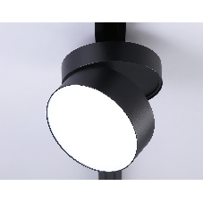 Трековый однофазный светодиодный светильник Ambrella light GL6879 BK черный LED 16W 4200K D115*90