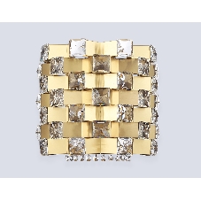 Настенный светильник Ambrella light LH41014/2 BS/CL латунь/прозрачный E14*2 max 40W 300*190*270