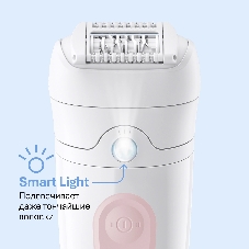 Эпилятор Braun SE5-050 скор.:2 насад.:4 от электр.сети от аккум. белый/розовый