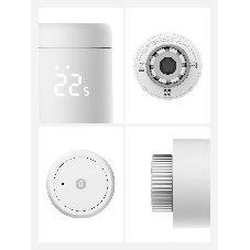 Умный терморегулятор Яндекс для радиатора, работает с Алисой, Zigbee, YNDX-00518