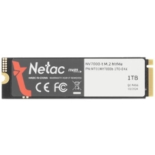 Накопитель SSD Netac NV7000-T, 1Tb, M.2 2280, PCIe 4.0 x4, NVMe, R/W 7300/6600, с радиатором