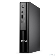 ПК Dell Pro Micro QCM1250 Micro i3 14100T (2.7) 8Gb SSD512Gb UHDG Windows 11 Pro GbitEth WiFi BT 90W мышь клавиатура черный (DPM -3860)